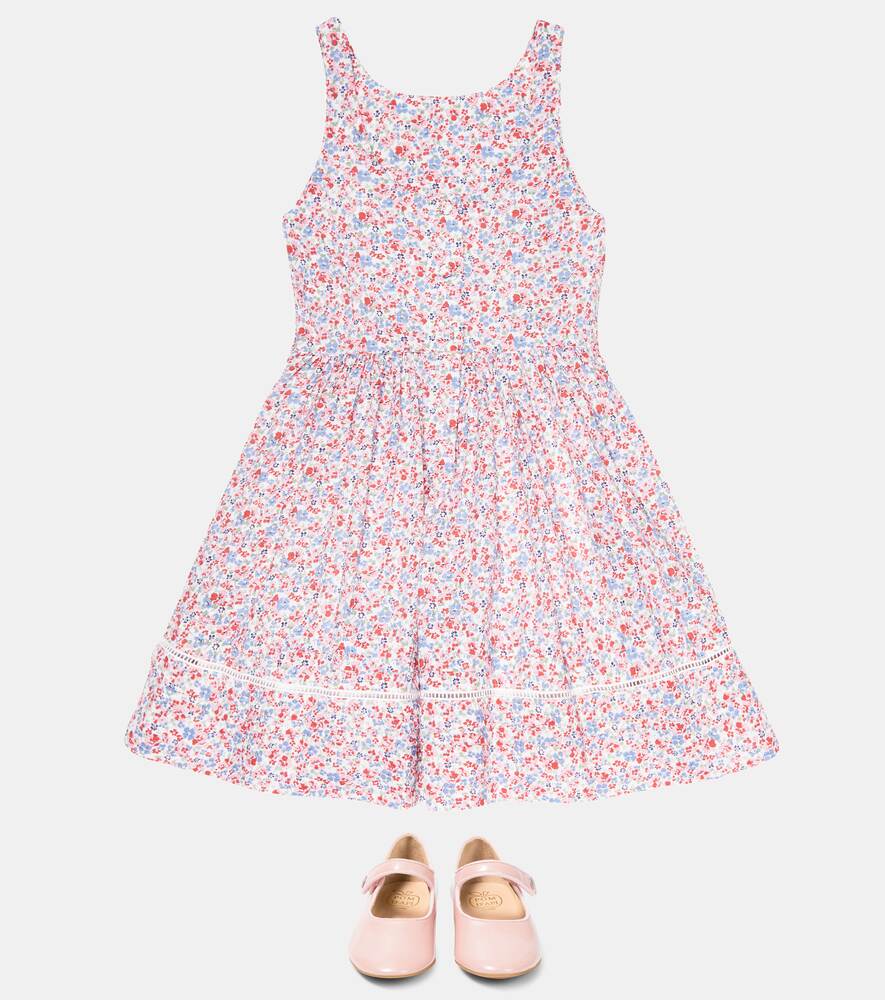 Polo Ralph Lauren Floral Print Cotton Dress, Multicolor