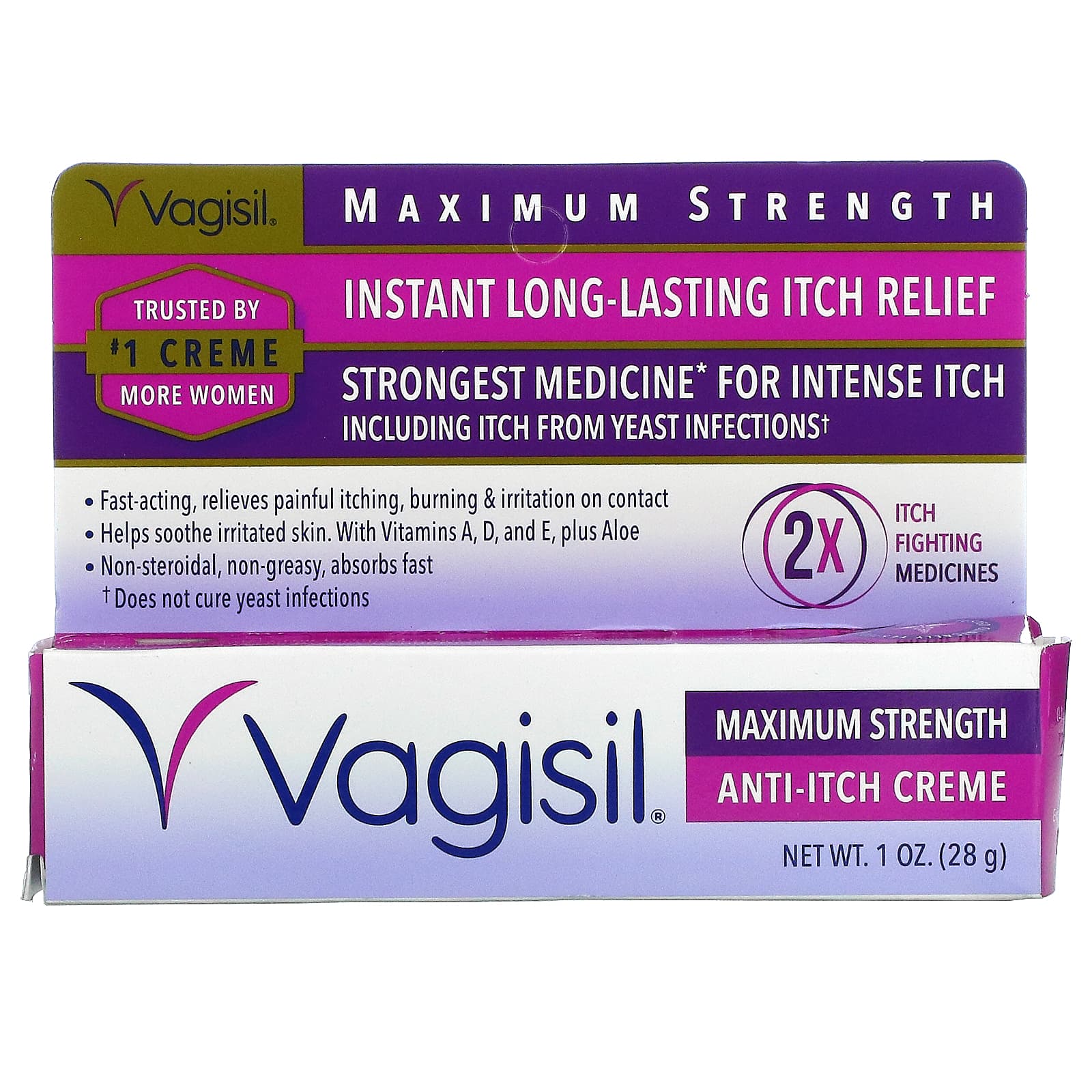 Vagisil anti-itch cream, 28 g