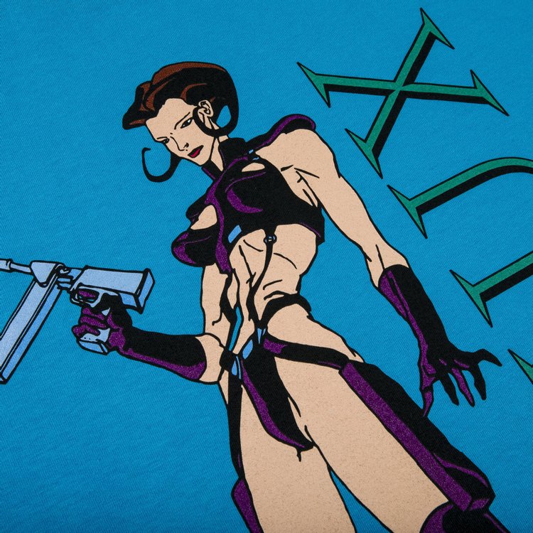 تي شيرت Supreme Aeon Flux بأكمام طويلة "Bright Blue"، باللون الأزرق