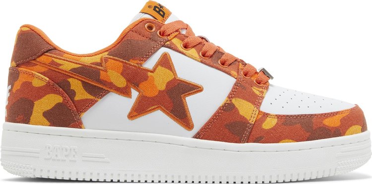 Heron Preston x Bapesta ABC Camo Sneakers - Orange