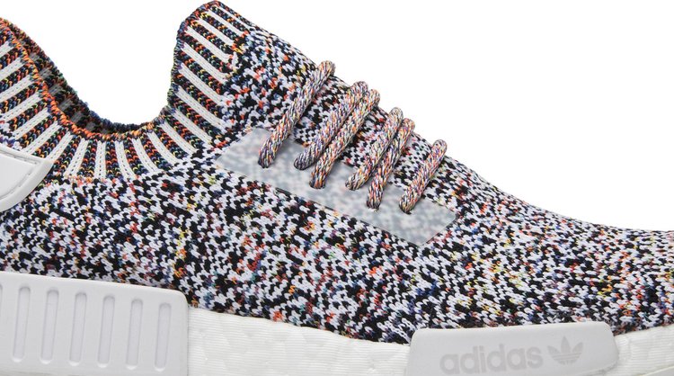 Adidas NMD_R1 Primeknit 'Color Static' Sneakers, Multicolor