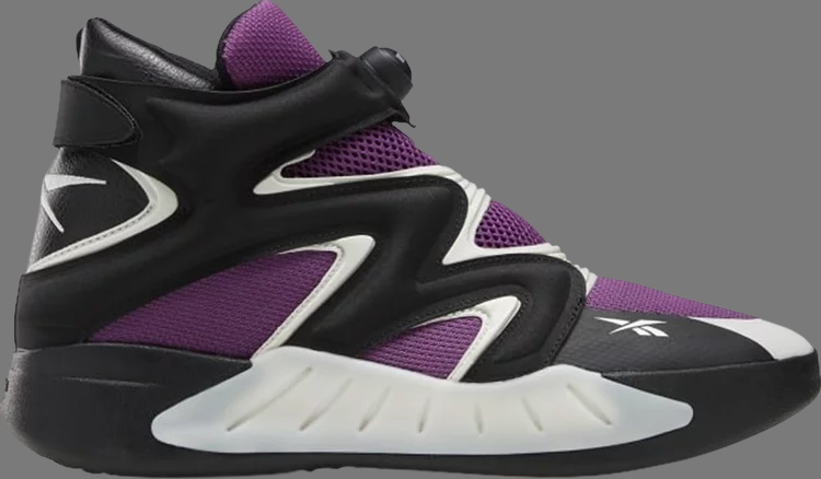 حذاء رياضي Instapump fury zone 'aubergine' من Reebok، باللون الأرجواني