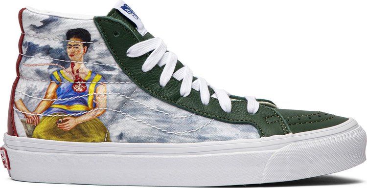 Vans Frida Kahlo x OG SK8-Hi LX Las Dos Fridas sneakers, green