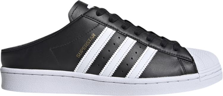 Adidas Superstar Slip-On Backless Mule 'Core Black' Sneakers, Black