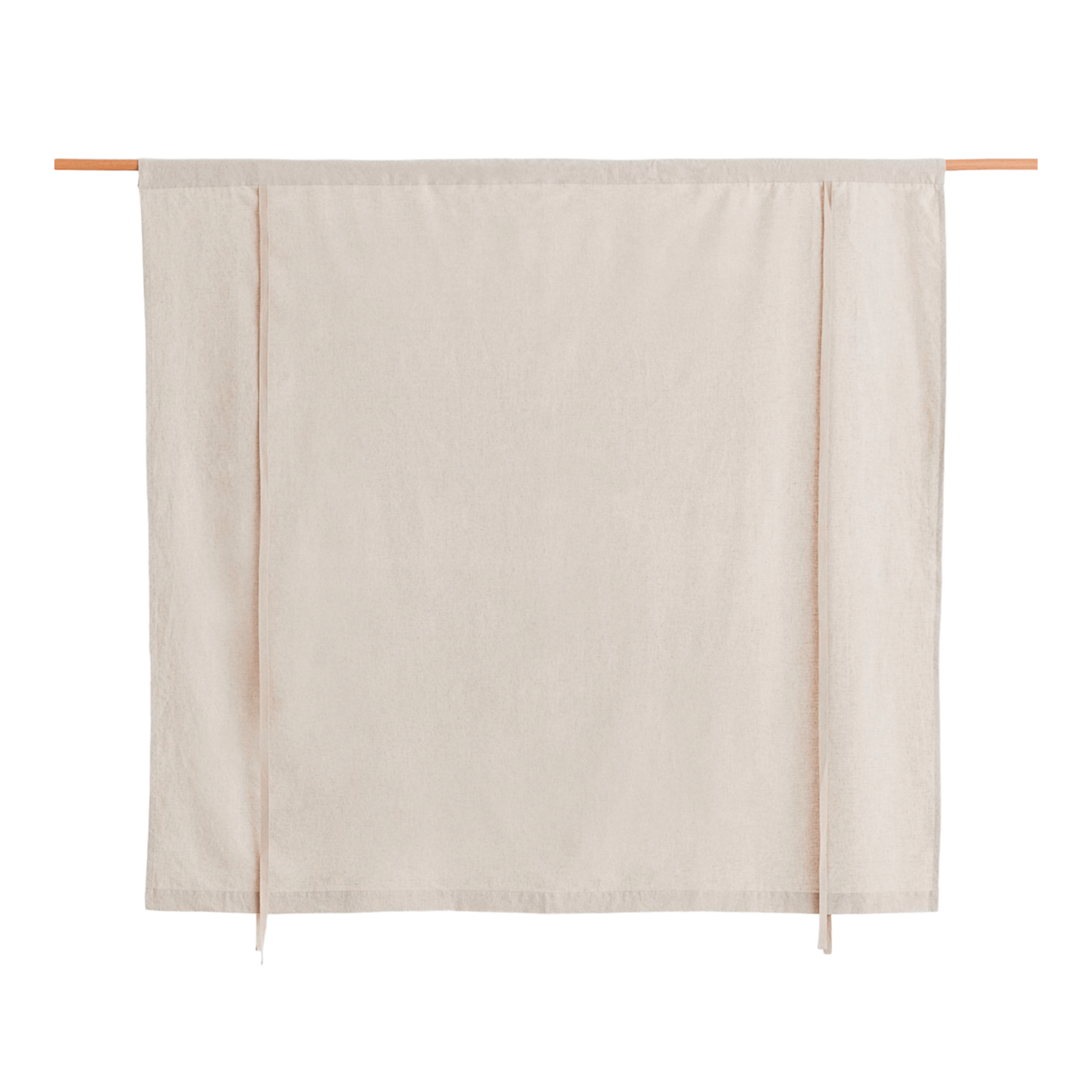 Curtains H&M Home Linen-blend Roll-up, light beige