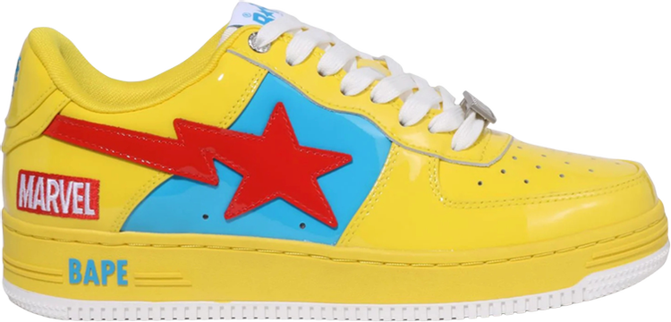 Marvel x Bapesta Thor sneakers, yellow