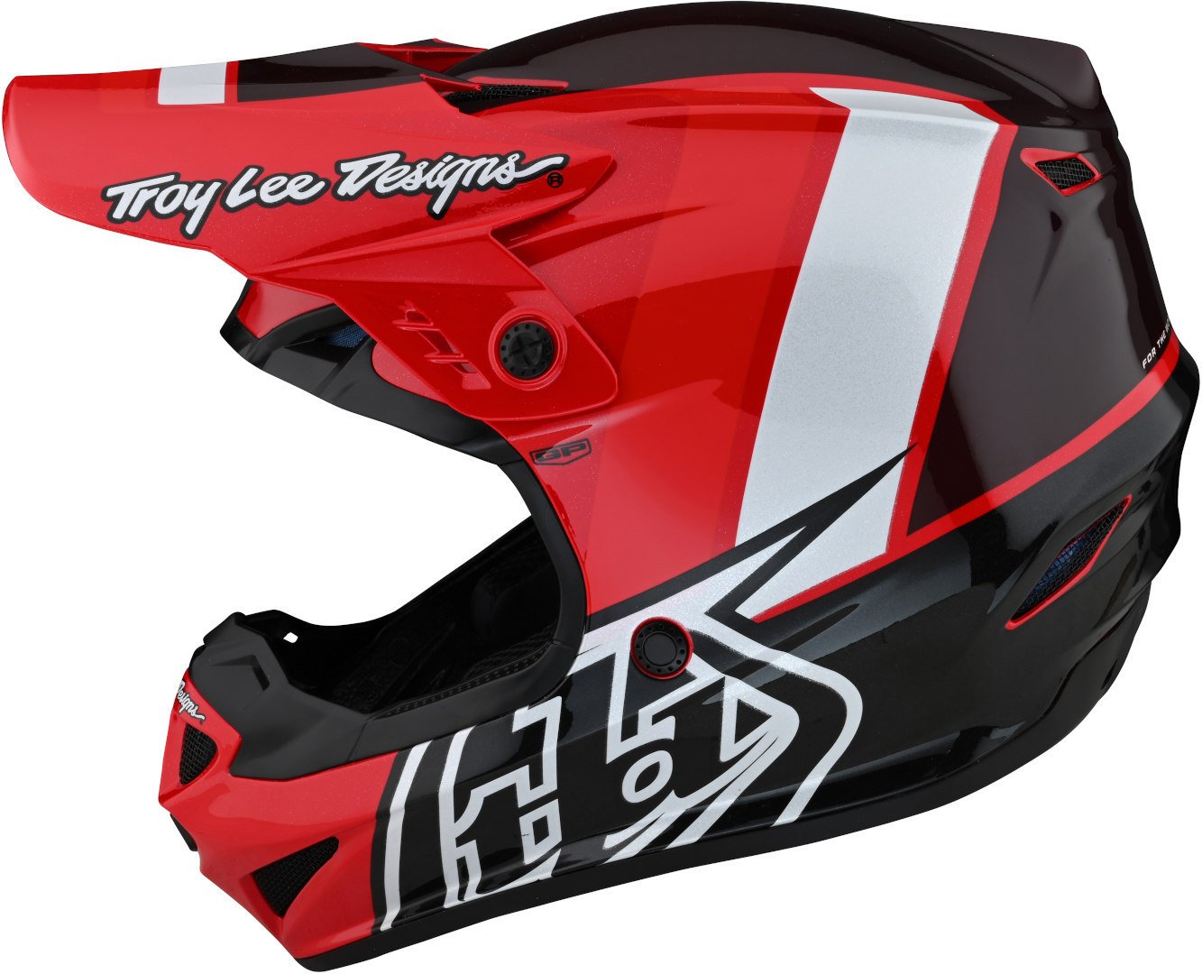 خوذة GP Nova Motocross من Troy Lee Designs باللون الأحمر