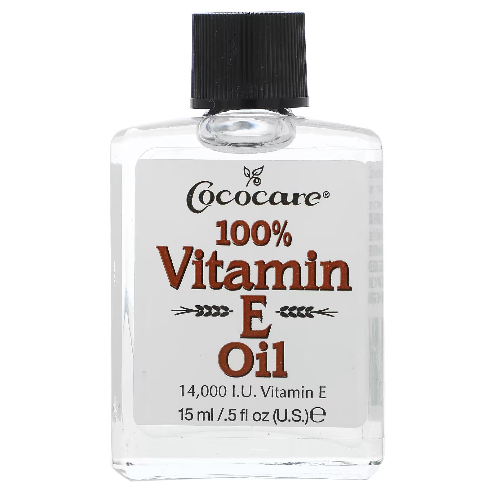 Cococare, 100% Vitamin E Oil, .5 fl oz (15 ml)