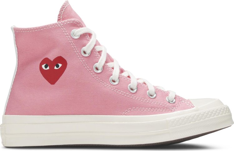 Sneakers Converse Comme des Garçons PLAY x Chuck 70 High Bright Pink