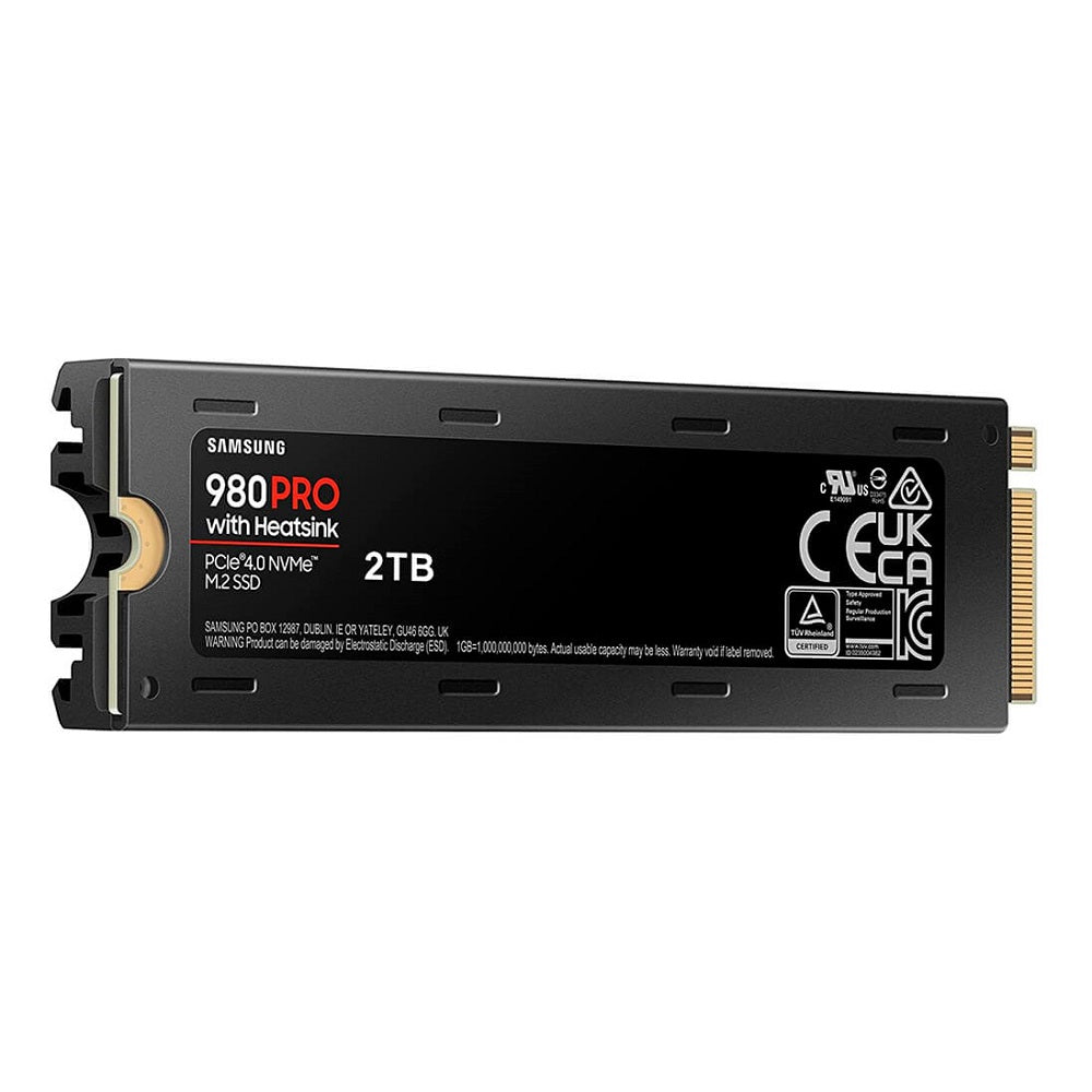 Samsung 980 PRO SSD with heatsink, 2 TB, M.2