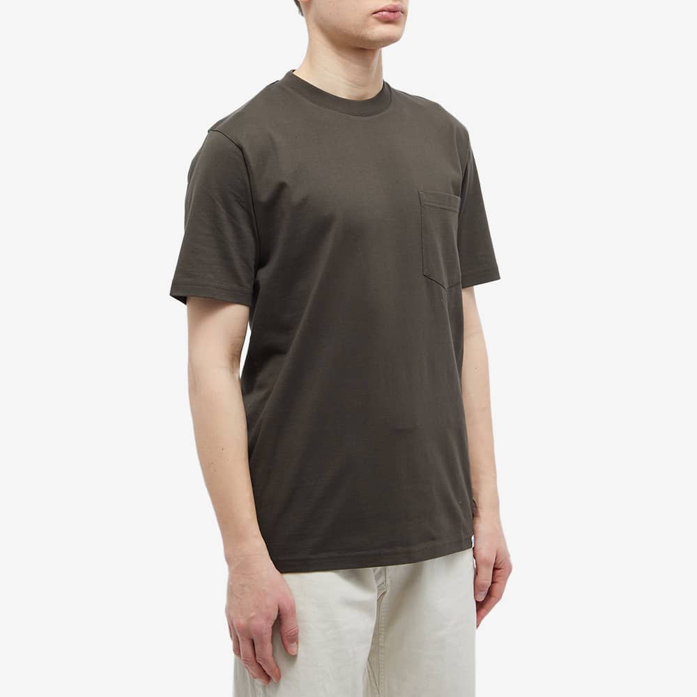 تي شيرت Norse Projects Johannes Standard Pocket، بني