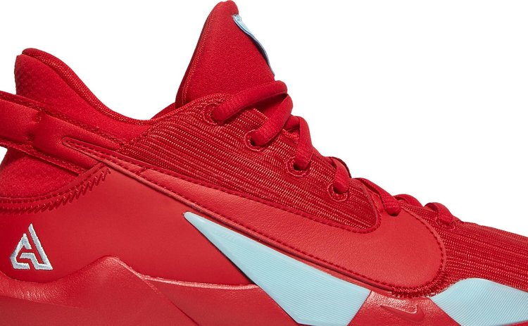 حذاء Nike Zoom Freak 2 GS 'Red Glacier Ice' باللون الأحمر