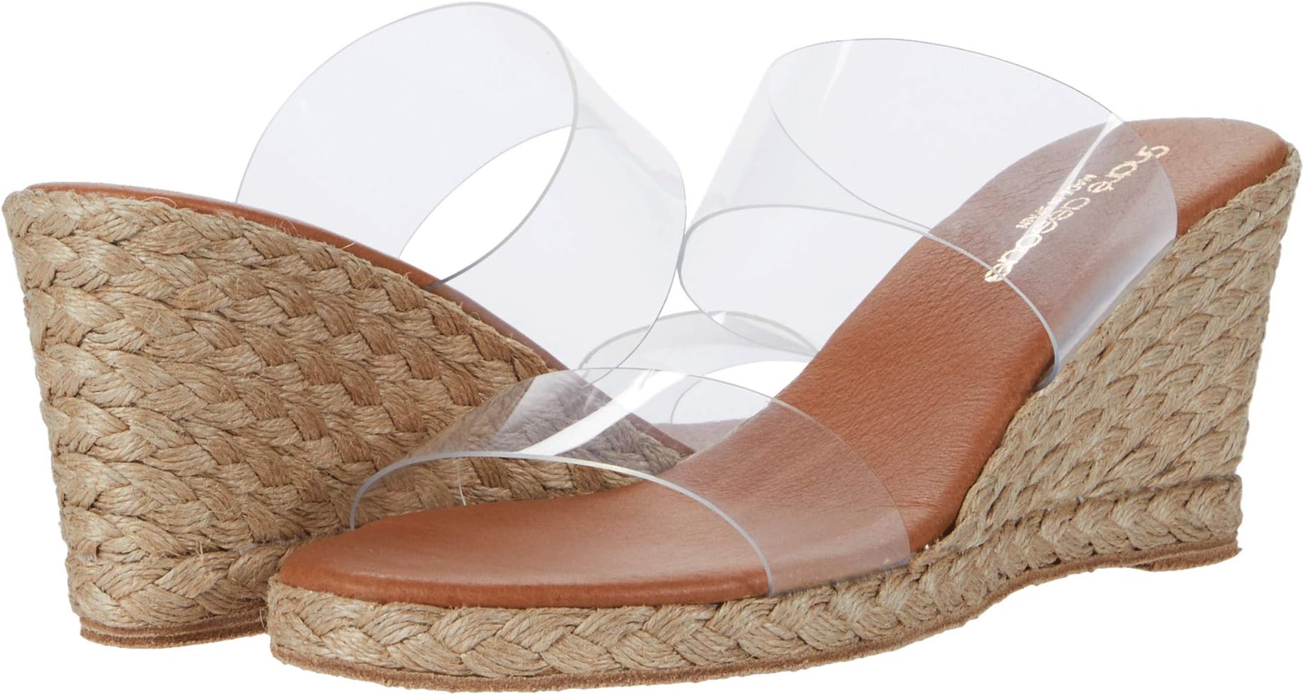 Anfisa Andre Assous sandals, transparent