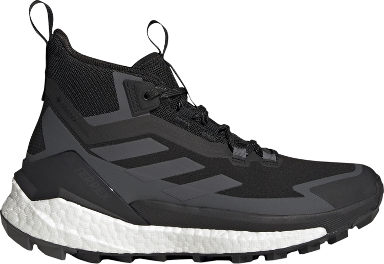 حذاء Adidas Wmns Terrex Free Hiker 2 GORE-TEX 'Black Grey' باللون الأسود