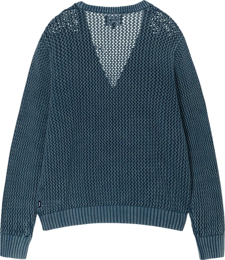 Stussy Loose Gauge Cardigan 'Blue', blue