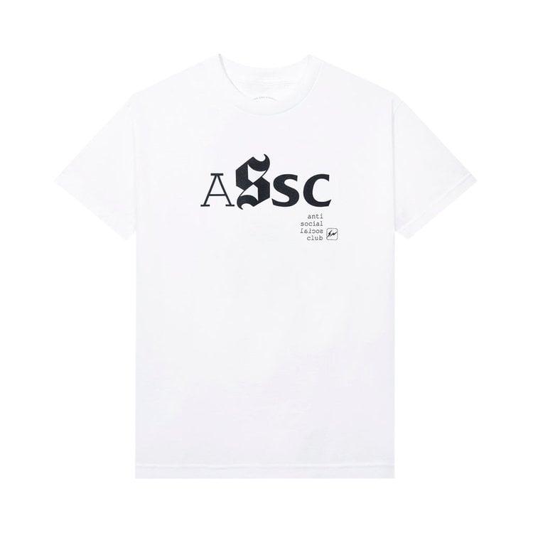 Anti Social Social Club x Fragment Type A Tee 'White', white