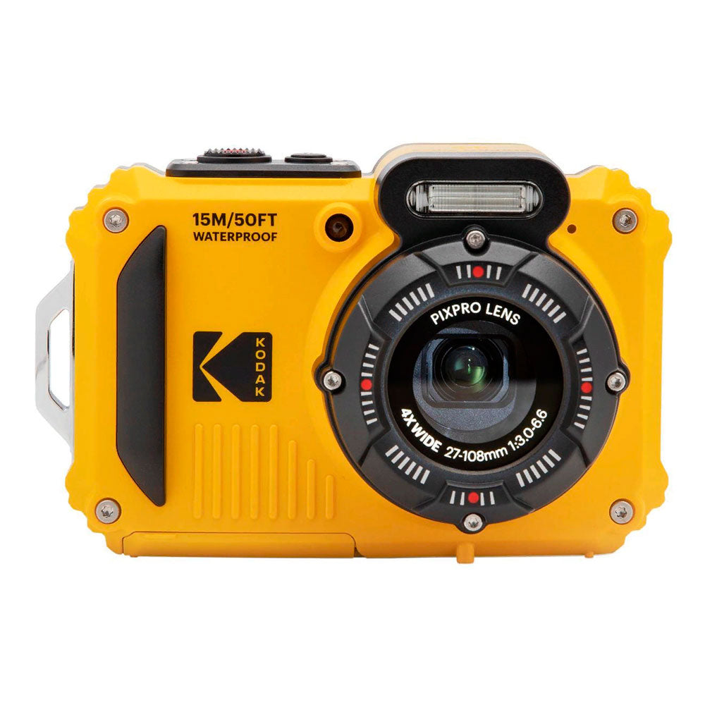 Kodak PixPro WPZ2 Digital Camera, Waterproof, Shockproof, Yellow