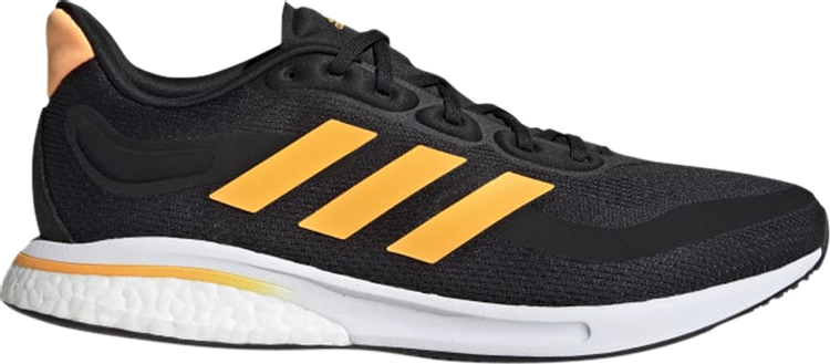 حذاء رياضي Adidas Supernova M 'Black Flash Orange' باللون الأسود