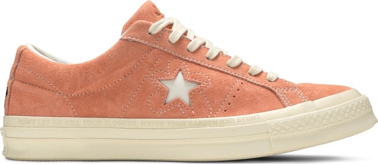 حذاء رياضي كونفيرس جولف Le Fleur x One Star Ox Peach Pearl باللون الوردي