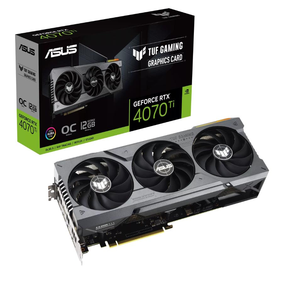 Video card Asus TUF Gaming GeForce RTX 4070 Ti OC Edition, 12 GB, TUF-RTX4070TI-O12G-GAMING