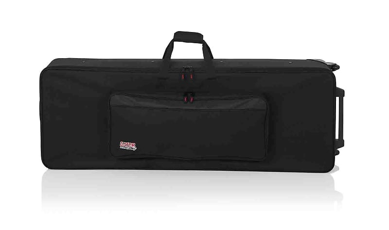 Gator Cases GK-76 Hard Polystyrene Foam Lightweight DJ Case for 76 Keyboards with Wheels