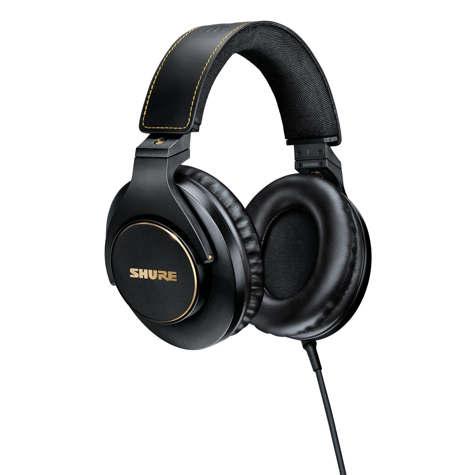 سماعات رأس Shure SRH840A فوق الأذن، باللون الأسود