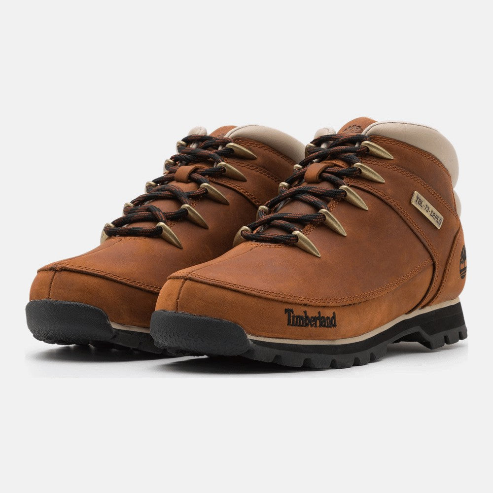 حذاء Timberland Euro Sprint Hiker باللون الأحمر والبني