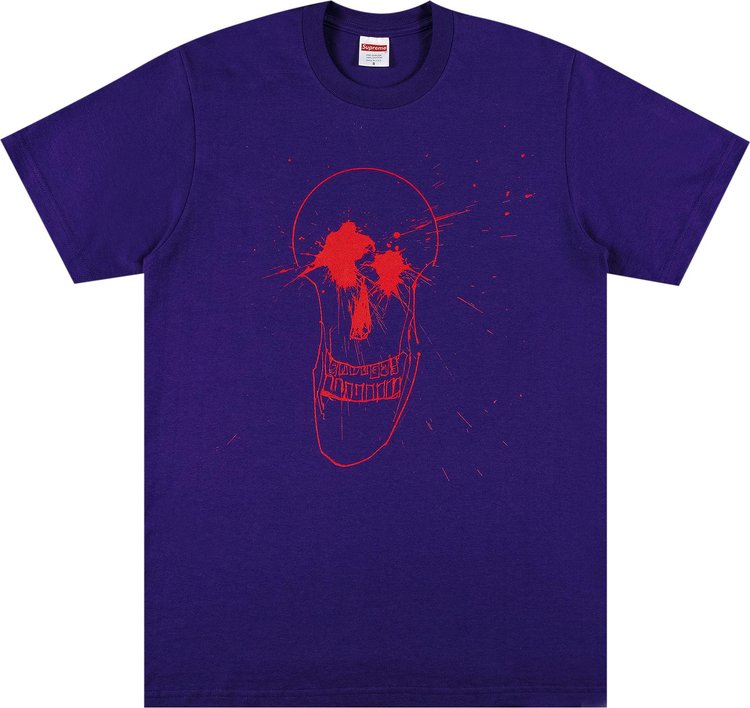 Supreme Ralph Steadman Skull Tee 'Purple', Purple