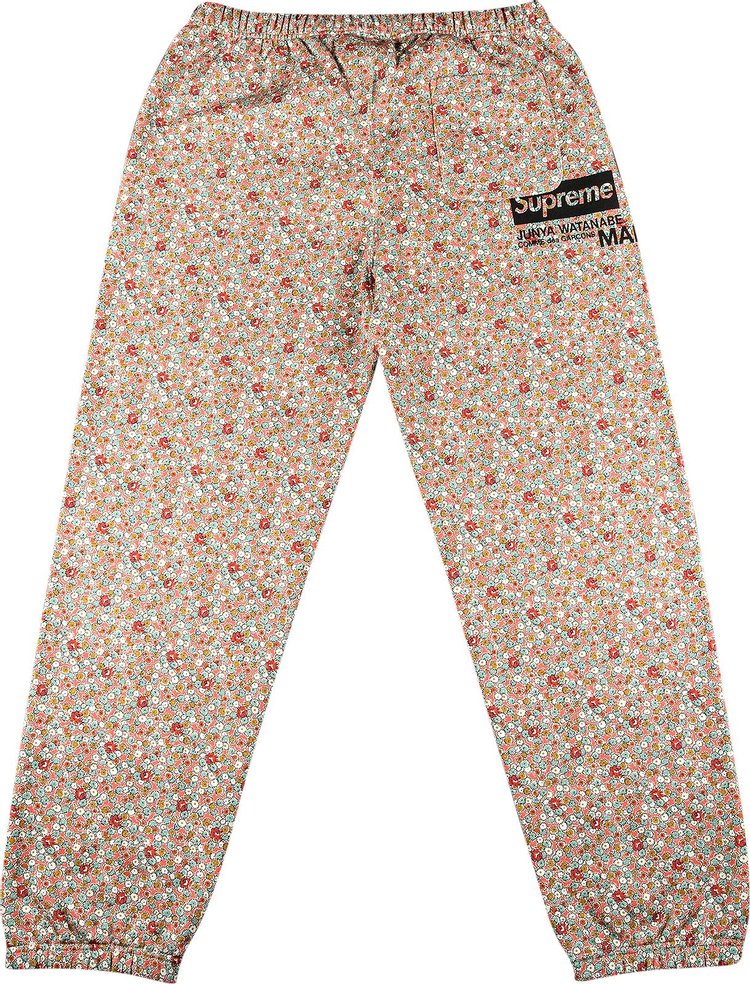 Supreme x Junya Watanabe x Comme des Garçons MAN Sweatpant "Pink Flowers" متعدد الألوان