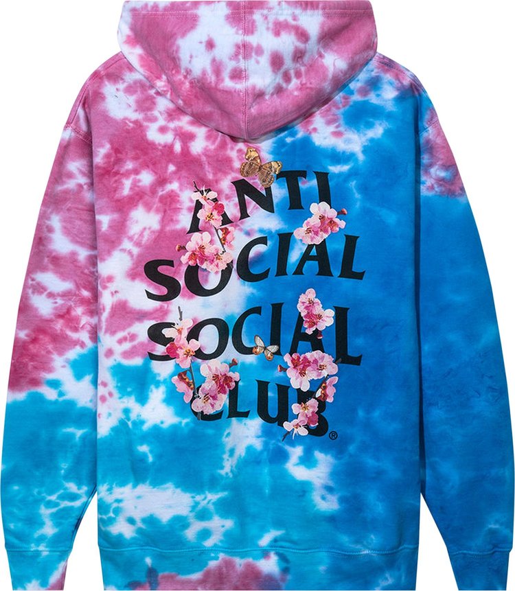 Anti Social Social Club Kkoch Hi-5 Hoodie Candy Tie Dye, multicolored