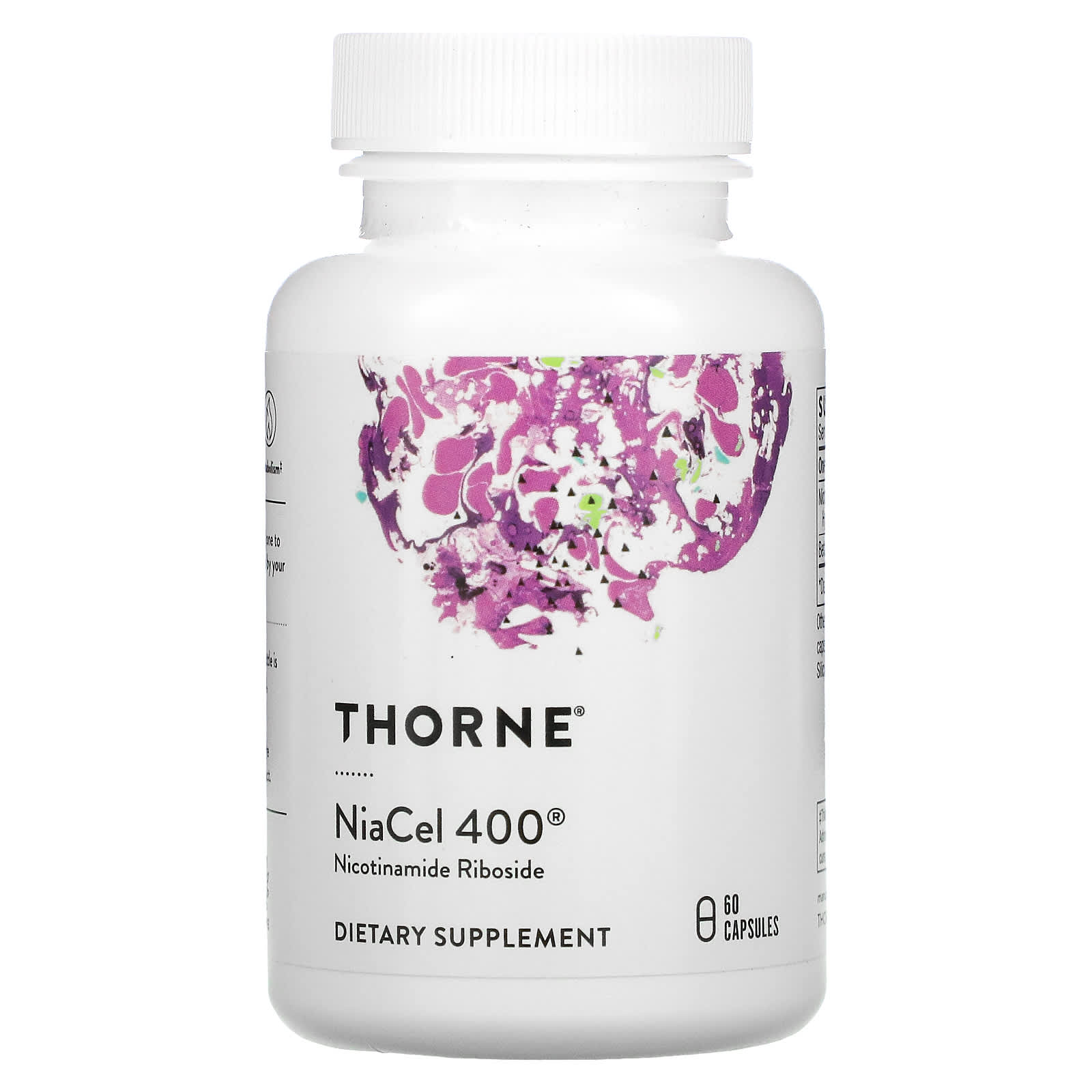 Nutritional Supplement Thorne NiaCel 400, 60 capsules