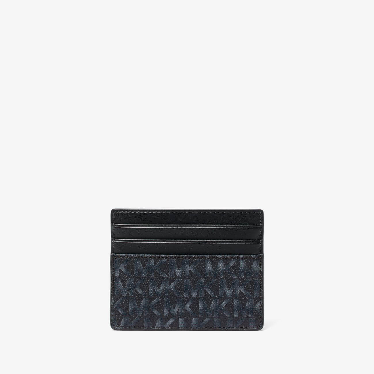 Michael Kors Greyson Logo Tall Cardholder, navy blue