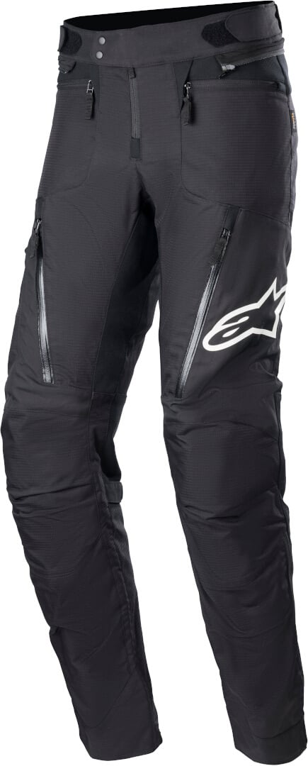 بنطال قماشي مقاوم للماء للدراجات النارية Alpinestars RX-3، أسود