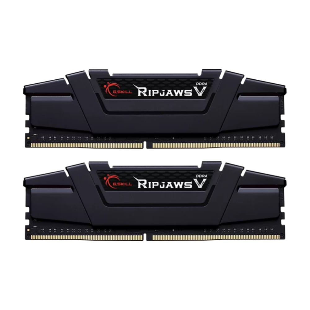 ذاكرة الوصول العشوائي GKILL Ripjaws V، 16 جيجابايت DDR4 (2x8 جيجابايت)، 3200 ميجاهرتز، CL16، F4-3200C16D-16GVKB، أسود