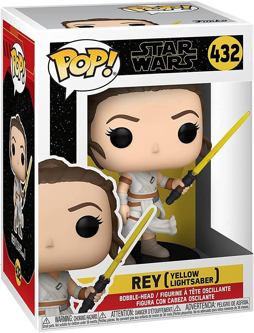 Funko Pop! Star Wars: The Rise Of Skywalker - Rey With Yellow Lightsaber