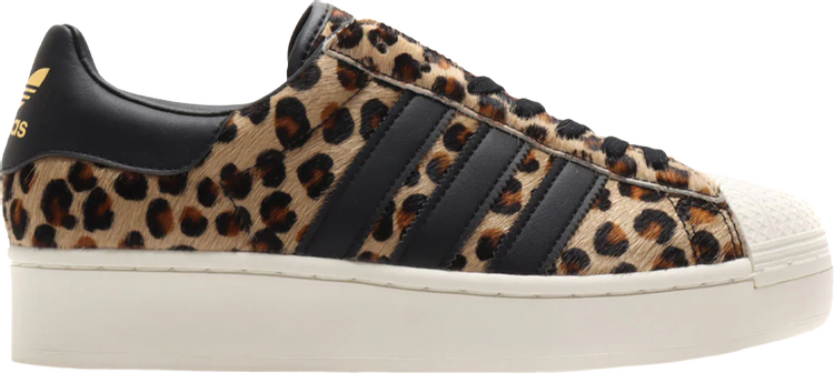 Adidas atmos x Wmns Superstar Bold Low 'Cheetah' sneakers, tan