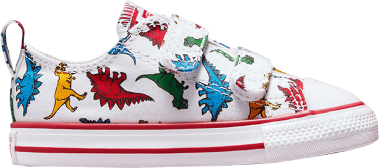 Converse Chuck Taylor All Star Low Easy-On TD Dinosaurs Sneakers, White