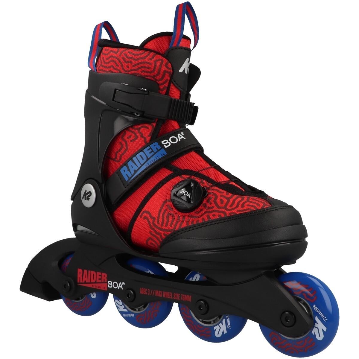 Roller skates Raider Boa boys K2, red