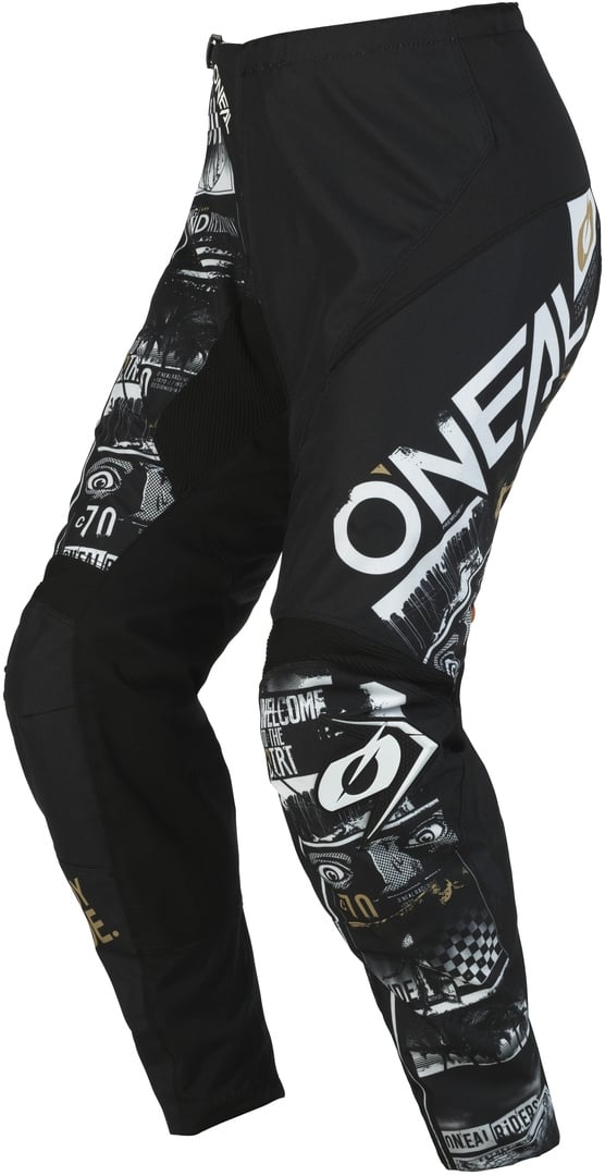 Oneal Element Attack Motocross Pants Black/White