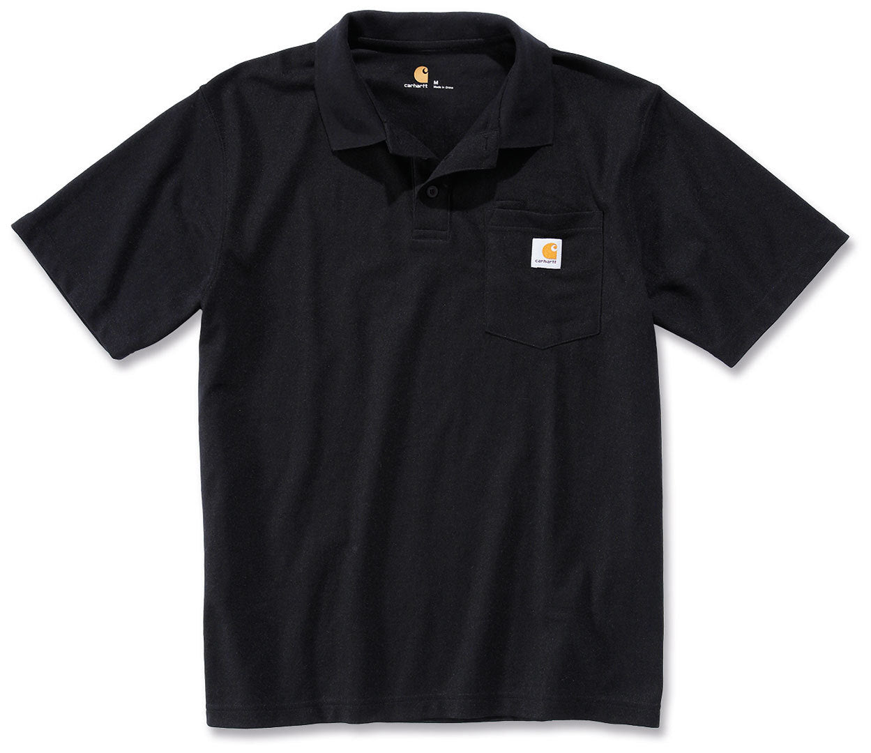 Carhartt Contractors Work Pocket Polo Shirt, Black