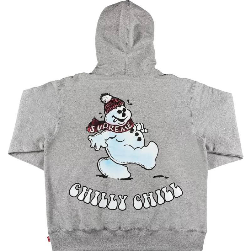 Supreme Snowman Hoodie, Gray