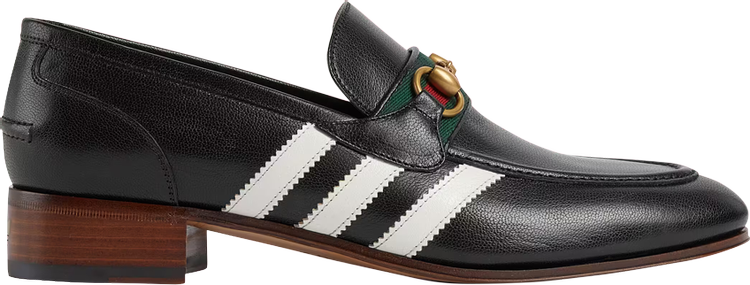 Adidas Adidas x Gucci Loafer 'Black Leather' sneakers, black