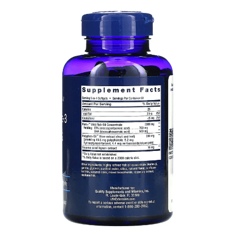 Super Omega-3 120 Softgels Life Extension