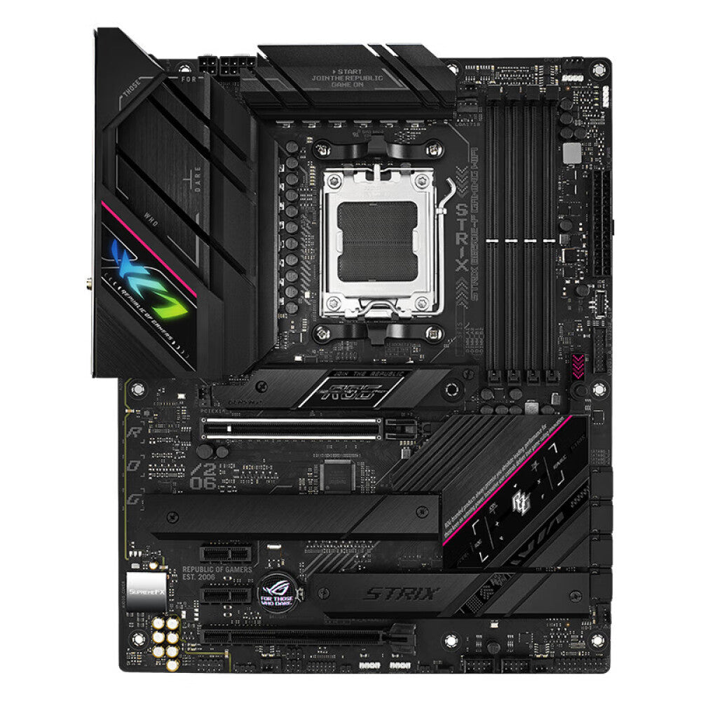 لوحة أم Asus ROG STRIX B650E-F GAMING WIFI للألعاب، AM5، DDR5