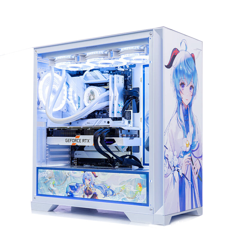 Case SAMA Custom Xianma Yanzhishen Ganyu, Mid Tower, white/pattern