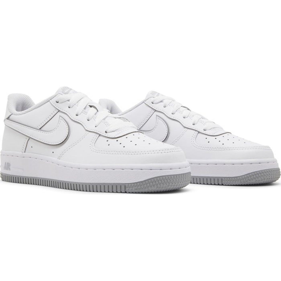 Nike Air Force 1 GS sneakers, white/gray