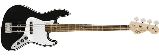 Squier Affinity Series Jazz Bass - Black with Laurel Fingerboard