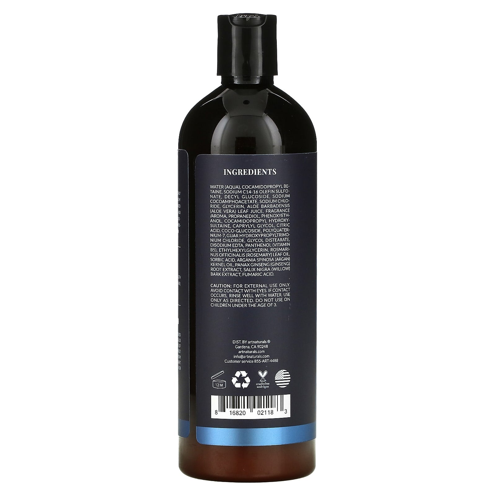 Artnaturals shower gel, 473 ml