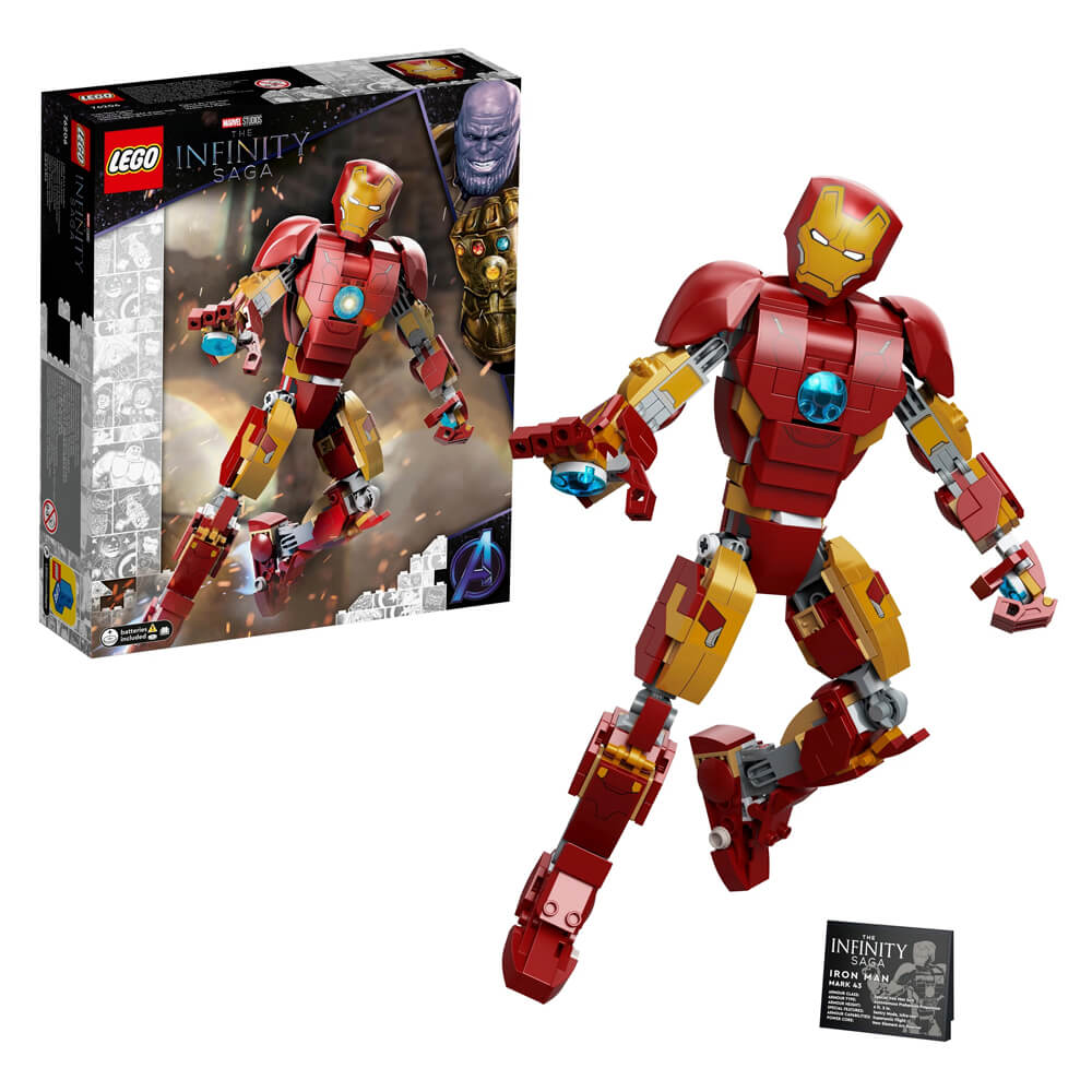 LEGO Marvel Super Heroes Iron Man Figure 76206, 381 pieces