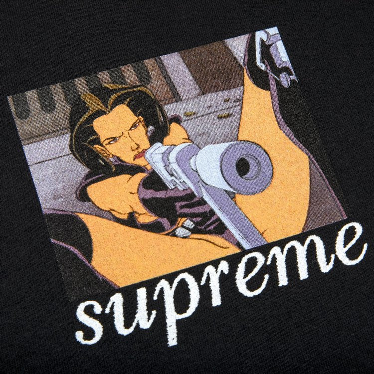 تي شيرت Supreme Aeon Flux Gun Tee باللون الأسود